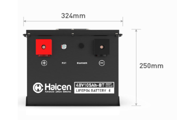 Baterías LiFePO4 con Bluetooth para carritos de golf (5)