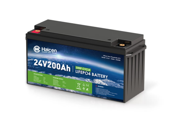 Batería LiFePO4 de 24 V y 200 Ah del Grupo 4D (2)