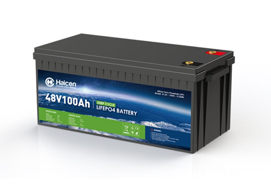 Batería LiFePO4 de 48 V y 100 Ah del grupo 4D