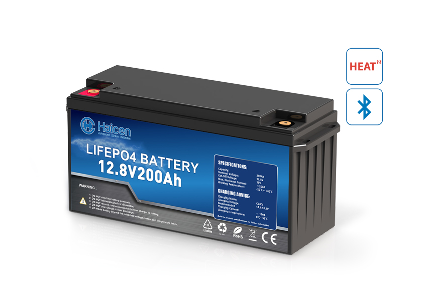 Batería de ciclo profundo LiFePO4 de 12 V, Grupo 49 (8D)