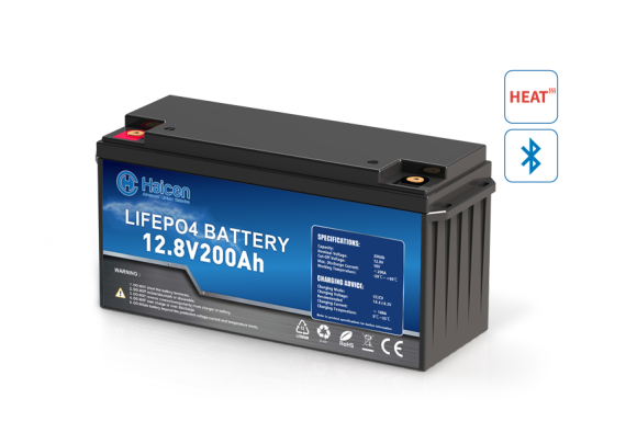 Batería de ciclo profundo LiFePO4 de 12 V, Grupo 49 (8D) (2)