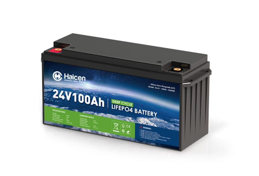 Batería LiFePO4 Grupo 49 de 24 V y 100 Ah