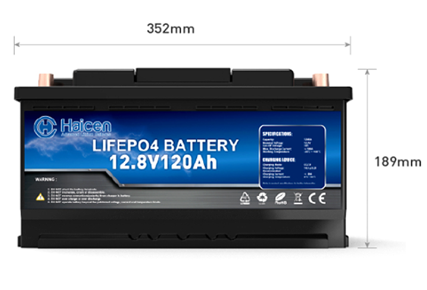 Batería LiFePO4 HC352 para carritos de golf (3)