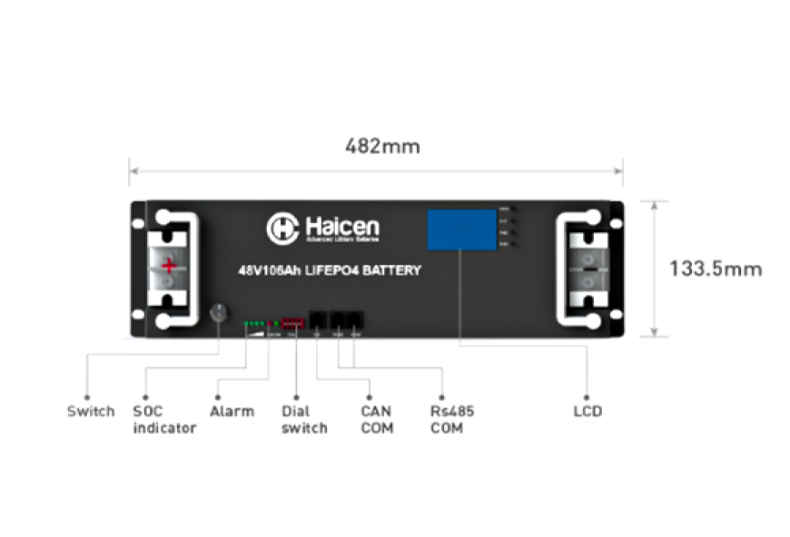 Baterías modulares LiFePO4 para sistemas de almacenamiento de energía (ESS) (3)